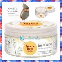 {Mới} Kem Chống Rạn Da Tự Nhiên Cho Mẹ Bầu Burt's Bees MAMA Belly Butter Có Shea Butter & Vitamin E 99% Natural Burt Bee