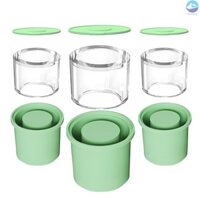 [Mới] Khay đá có nắp Khuôn làm đá silicon Khuôn làm đá có thể tách rời Dễ dàng tháo dỡ Khay đá mềm Chống dính Mùa hè Thanh thời tiết nóng lạnh Khuôn đá