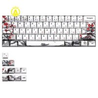 Mới lạ Allover Dye Subbed 71 Key Profile Keycap cho GH60 RK61 ALT61 GK61 GK64 Dz60 Keycaps