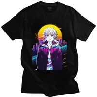 Mới Lạ Anime Nhật Bản Noragami Yukine Áo Nam Tay Ngắn Cotton Nguyên Chất Áo Thun Đồ Họa Hợp Thời Trang Manga Tee Áo Thun Đồ Họa