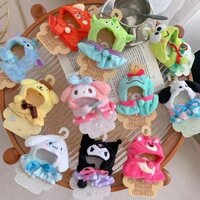 Mới Labubububu SANRIO Sang Trọng Quần Áo Hello Kitty Kuromi Giai Điệu Quế Cuộn 10cm Sáng Tạo Búp Bê Quà Tặng