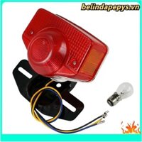 [Mới] Lắp ráp đèn hậu phanh xe máy có bóng đèn cho CT70 CT90 CT125 XL70 CL70 CL90 Jialing JH70