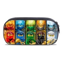 Mới Lego Phantom Ninja Canvas Pencil Case Học sinh tiểu học Học sinh trung học cơ sở Hộp văn phòng phẩm Ba @
