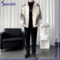 Mới Len Chanel Áo Hợp Thời Trang Thương Hiệu Cao Cấp Thời Trang Đẹp Trai Nam Hợp Thời Trang Đa Năng Áo Khoác Thường Ngày