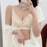 Mới Liền Mạch Mềm Mại Thoải Mái Ngực Không Khung Quần Lót Mỏng Nữ Thoáng Khí Nâng Liền Mạch Có Thể Điều Chỉnh Đẩy