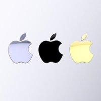 ❧Mới logo Apple Miếng Dán Apple logo Kim Loại Apple 15 Vỏ Điện Thoại Mô Hình Máy Trang Trí iphone Miếng Dán