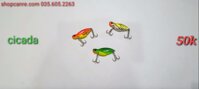 Mồi lure cá sắt Sicada chuyên câu lóc sộp, ngão thiểu siêu nhạy kèm lưỡi bkk