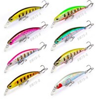 Mồi lure câu cá chẽm minnow TSURINOYA DW75 Hita Lure