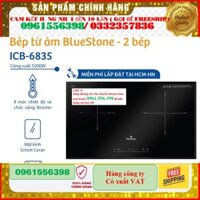 [MỚI] [Mã ELBAU5 giảm 5% đơn 300K] [Miễn phí lắp đặt HCM HN] Bếp Âm Từ Đôi Bluestone ICB-6835 (5200W)- Mới 100%