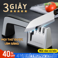 Mới Máy Mài Dao, Kéo Đa Năng Đá Mài Cao Cấp MM HOUSE 4 in 1 Khe Mài Thép Chống Gỉ Mài Nhanh Và Gọn Tiện Lợi