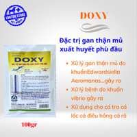 [Mới] MEBIPHA DOXY - Hỗ trợ giảm gan thận mủ, xuất huyết, phù đầu trên cá, gói 100gr