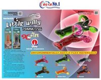 MỒI MỀM CÂU CÁ - NHÁI MỀM SẴN LƯỠI MINNOW INC LITTLE WILLY 70MM/15G