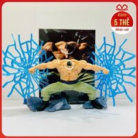 (MỚI) Mô hình One Piece Râu trắng chiến đấu siêu ngầu + 5 thẻ nhân vật