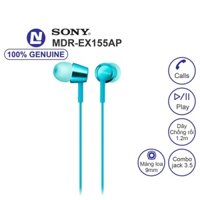 Mới - Nguyên hộp - Tai nghe Sony MDR-EX155AP có micro đàm thoại