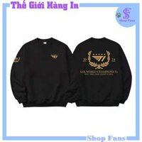 [Mới nhất_ In theoyeucau] Áo sweater T1 vô địch CKTG 2024 ,áo nỉ T1 5 sao nam nữ đủ size mặc đẹp