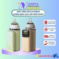 (Mới Nhất) Máy Hâm Sữa Cầm Tay Không Dây Di Động Cho Bé, Máy Ủ Ấm Sữa Có Đèn, Làm Nóng Sữa Nhanh - NABITA