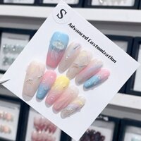 Mới Nhiều Màu Sắc Hào Quang Nhuộm Màu Kẹo Handmade Đeo Áo Giáp Mùa Hè Làm Sáng Móng Tay Dopamine Tăng Cường