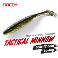 Mồi nhựa mềm NOEBY 8.5cm/10cm | Đuôi T có gân | dành cho câu cá vược đen | Mồi cá vược đen |