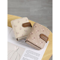 Mới Niche Light Ví Sang Trọng Dễ Thương Giá Đỡ Thẻ Học Sinh Ví Dung Tích Lớn Ví Gấp Nữ Ví Đựng Tiền Xu Ngắn