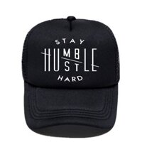 Mới Ở Lại Humble Hustle Cứng Chữ In Phong Cách Bố Nón Mũ Bóng Chày Nam Nữ Thời Trang Mũ Lưới snapbackcap Xương Garros