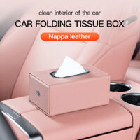 Mới Ô Tô Hộp Khăn Giấy Nappa Da Cho Leapmotor T03 C01 C10 C11 C16 S01 Xe Điều Khiển Trung Tâm Tay Túi Ghế Sau