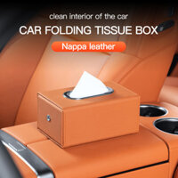 Mới Ô Tô Khăn Giấy Hộp Da Nappa Cho Xe Mercedes Benz AMG W204 W205 W206 W166 W212 W213 W17 Xe Điều Khiển Trung Tâm Tay Túi Ghế Sau