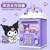 Mới Ống Heo Tiết Kiệm Có Mật Khẩu Hình Công Chúa kuromi Cỡ Lớn Cho Bé