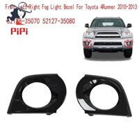 Mới Phía Trước Trái + Phải Sương Mù Viền Cho Xe Toyota 4Runner 2010-2013 Khung Đèn Sương Mù 52128-35070 52127-35080