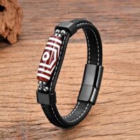 Mới Phong Cách Trung Hoa Phong Cách Tây Tạng Chín Mắt Dzi Hạt Vòng Tay Nam Handmade Vòng Tay Quà Tặng Sinh Nhật Nữ 2.23