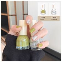 Mới Phù Hợp Với Sinh Viên Đi Lại Sơn Móng Tay Không-Bake Không-Peelable Trắng Dễ Thương Người Ảnh Hưởng Cùng Phong Cách Sơn Móng Tay Bộ