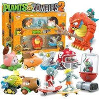Mới Plants Vs Zombies 2 Big Wave Beach Series Đồ Chơi 5 / 6 Bộ Kéo Lại Xe Mô Hình Trò Chơi Nhân Vật Đồ Chơi Nhân Vật Hành Động Bé Trai Đồ Chơi Quà Tặng