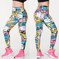 Mới Quần Legging Tập Thể Dục ZUMBA X Hello Kitty ZUMBA Wear Z1B00 0001