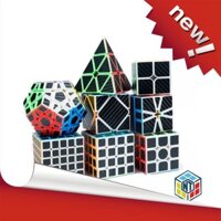 [Mới] Rubik Carbon MoYu MeiLong 2x2 3x3 4x4 5x5 Pyraminx Megaminx Skewb Square-1 Tam giác 12 mặt huggies