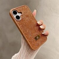 Mới Sang Trọng Sa Mạc Titan Sáng Bóng Kim Cương Giả Kim Cương Ốp lưng iPhone 16 12 13 14 15 Pro Max 16Plus Nữ Thời Trang SWARO Vỏ Bling Phong Cách Chống Sốc Bảo Vệ Mặt Sau