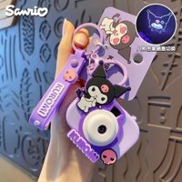 Mới Sanrio Kuromi Chiếu Camera Móc Khóa Nữ Tinh Tế Schoolbag Mặt Dây Chuyền Móc Khóa Nữ