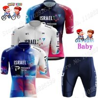 Mới Set Đồ Thể Thao Chạy Xe Đạp Gồm Quần Short + Áo Chống Nắng Phong Cách Israel 2023 Cho Bé Trai Và Bé Gái