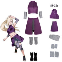Mới Shippuden Ninja Trang Phục Hóa Trang Yamanaka Ino Cosplay Nhập Vai Halloween Trang Phục HYG