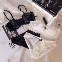 Mới Siêu Mỏng Lớn Vú Nhỏ Gợi Cảm Ren Quần Lót Nữ Top Hỗ Trợ Chống Chảy xệ Vòng Thép Mềm Thoáng Khí Bộ Áo Ngực