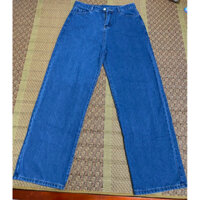 mới- size 2XL-Quần jean nữ ống suông rộng Cạp Cao