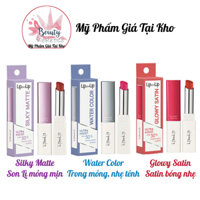 (MỚI) Son Trang Điểm Siêu Lì- Siêu Mịn- Siêu Dưỡng Lip On Lip Silky Matte /Water Color /Glowy Satin (2.2g)