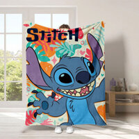 Mới Stitch Chăn Smurfs Dễ Thương Bốn Mùa Văn Phòng Ngủ Chăn Kỹ Thuật Số 3D In Bìa Chăn