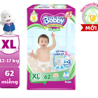 MỚI Tã quần Bobby Lõi nén thần kỳ 3mm Gạo non M76/L68/XL62/XXL56 tặng 8M