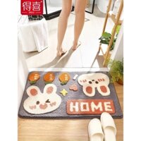 [Mới] Thảm chùi chân lông cừu siêu thấm,Thảm chân 3D siêu đẹp