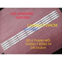 (MỚI) THANH LED TIVI SAMSUNG 32H5500 32H5552 MỚI 100%, BỘ 4 THANH, MỖI THANH 7 BÓNG 3V, DÀI 64,8cm. SAMSUNG_2014SVS32FHD