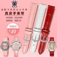 Mới Thay Thế Dây Đeo Da Thích Ứng Với Đồng Hồ Casio LTP-V300 / 1208 LTP-1391 / V007 SHE-4048 Da Jurgent Wat