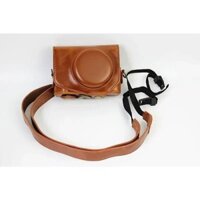 Mới Thích Hợp Cho Canon PowerShot G7 X Mark II Túi Máy Ảnh Da G7x G7xii Vỏ Bảo Vệ Camera