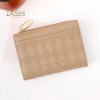 Mới thời trang đơn giản Ins của phụ nữ Coin Purse lăng trụ in ví nhỏ cho phụ nữ