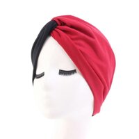 Mới Thời Trang Nữ Băng Đô Cài Tóc Turban Gọng mềm mại Đầu Cài nắp Đô Nón Bohemian Hijab Băng trùm Khăn Turbante hóa Tóc Turban Xoắn Cao Gọng đầu Su trị G0O2