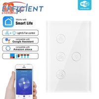 Mới Thông Minh Wifi Quạt Công Tắc Đèn Quạt Trần Bảng Điều Khiển Đèn Tuya Giọng Nói Đa Tốc Độ Điều Khiển Từ Xa Dây Trung Tính Alexa Trang Chủ Google hiệu quả.store vn