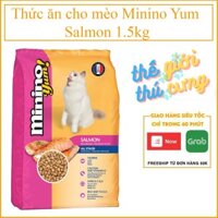 [Mới] Thức ăn cho mèo Minino Yum Salmon 1.5kg